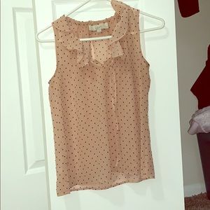 LOFT dot blouse